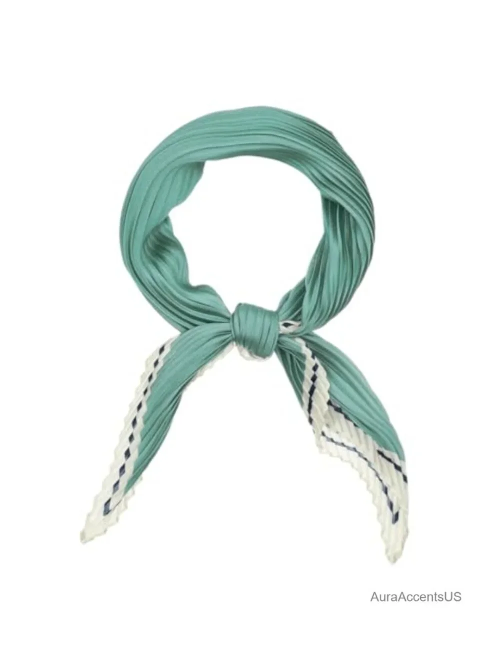 Silk Feeling Polyester Fashion Scarf Rhombus Shape Lightweight Headband